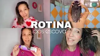 Recuperando os cachos **Pós escova**