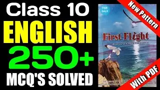 Class 10 English New Pattern 250+ MCQ's Solved with PDF | Target 🎯 HSLC 2025 💯% Common English Essay
