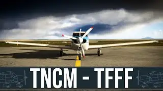 🔴 TNCM to TFFF | Island Hopping with VORs in the Updated A2A Comanche!