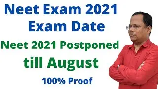 Neet exam 2021 latest news today | will neet 2021 Postponed to October | Neet 2021