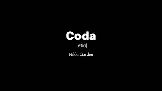 Coda - Nikki Garden (letra)