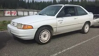 Ford Escort @ Cariboo Raceway Park, Quesnel - Aug 28, 2016 (60fps)
