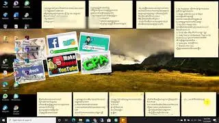 How to use sticky note on windows​ | ប្រើប្រាស់sticky note នៅលើ windows
