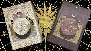 Обзор-сравнение двух версий колоды «Moon Сhild Tarot»🌓🌕🌗Таро Лунного Дитя.