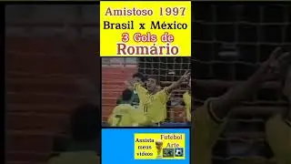 3 gols de Romário no México
