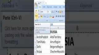 Excel Hack -Transpose in Excel - Vertical to Horizontal or Horizontal to Vertical