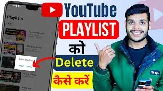 How To Delete Playlist On Youtube On Mobile |Youtube Par Playlist Delete Kaise Kare|Youtube Playlist