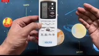 Voltas AC Remote Control | Voltas Ac Remote Settings | Ac Remote Functions Explained