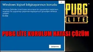 Pubg Lite PC KURULUM HATASI ÇÖZÜMÜ