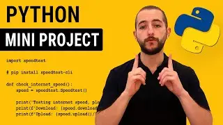 Internet Speed Test with Python | Min Project Breakdown