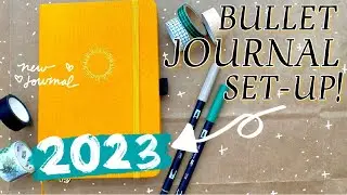 2023 BULLET JOURNAL SET-UP!🌿( beginner friendly)