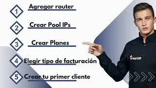Paso N°3 - Configurar Sistema - Agregar Router MikroTik - Pool IPS - Crear Planes y Clientes
