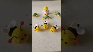 Crochet is #tortoise  🐢, #honey 🐝, #happy #duck 🦆
