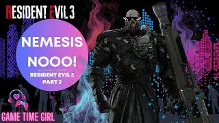 Nemesis Had Me Screaming!! 🦝🧟‍♀️  | Resident Evil 3 Slowrun PT 2 x Game Time Girl