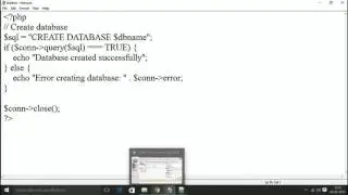 How to Create Database, Table and Insert Values |  PHP Tutorial [Part 5]