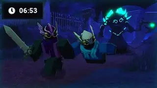 When NOOBS Try To SPEEDRUN The Crypt Trials... (Roblox Bedwars)