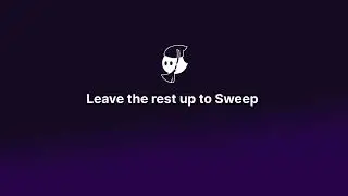 Sweep - AI-powered Junior Developer