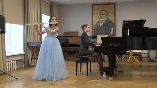 Ф Гобер," Баллада" Шубина Евгения (флейта), Евгения Кудоя (рояль)