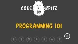 코드스피츠89 - Programming 101 8회차