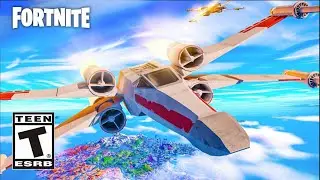 New Flyable X-Wing Vehicle in Fortnite