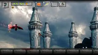 Awesome architecture  in my game CRUDE: the white city of CARANO #metroidvania #gameplay #indiegame