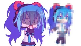 My characters without adjustments... (Vocaloid Gacha)