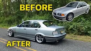 Building a STANCED e36 in 4 minutes