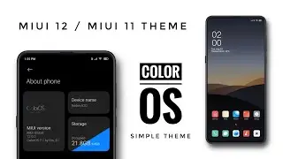 MIUI 12 / MIUI 11 Theme | Color OS | Simple Theme !