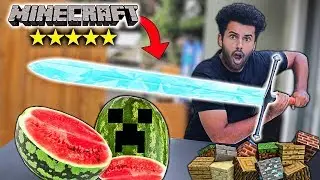 I Bought ALL The BEST Rated MINECRAFT WEAPONS On Amazon!! *MINECRAFT IN REAL LIFE*
