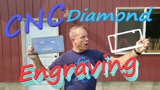 FAIL? CNC Diamond drag engraving in painted metal 2021