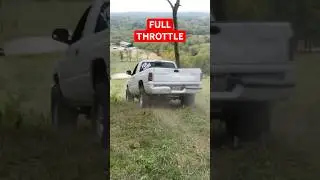 Full speed downhill race! 