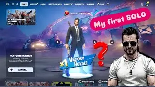 MY FIRST FORTNITE SOLO !!