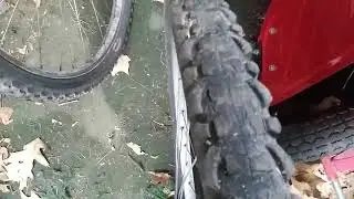 blew tire on my bike fix