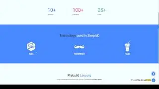 SimpleD - Laravel Vue JS HTML SCSS Admin Template scss gulp admin 13 Easy Create Website