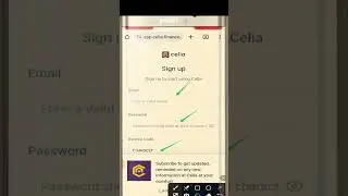 Celia ap create account #celia #celiamining  #celiaardrop