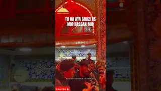 TU NA AYA GHAZI AS MIR HASSAN MIR IN KARBALA #shia #mirhasanmir #mirqasimmir #karbala #viralshorts