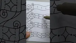 Drawing Zentangle – ZETA  #zentangle #zentangleart #zentanglepatterns#doodle #禪繞畫 #drawing
