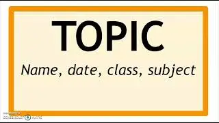 How-To: Focused Notes