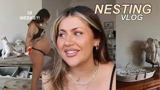 NESTING VLOG: 38 WEEKS PREGNANT - SCANS, APPOINTMENTS & NURSERY PREP | JAMIE GENEVIEVE