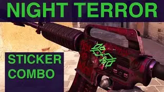 Night Terror Battle Scarred Sticker Combo | M4A1-S | CS2