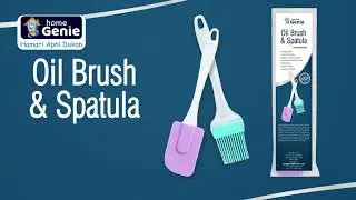Home Genie Oil Brush & Spatula for Cooking