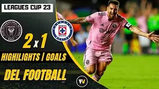 Messi Debut Freekick Goal 🔥 Cruz Azul vs Inter Miami 1-2 Hіghlіghts & All Goals 2023 HD