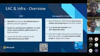 Round Table discussion: Exchange Admin Center and Manageability Infra