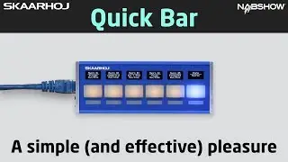 Quick Bar - your slim, universal broadcast control panel with PoE and Ethernet