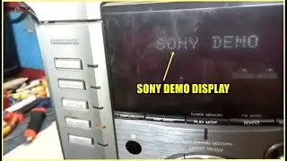 NO SOUND SONY COMPONENT WITH BLUETOOTH CONVERSION