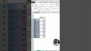 How to create data bars  in ms excel | #shorts #share #excelworld