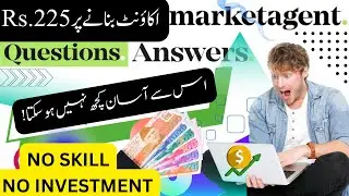 Account Banaye Rs. 225 Kamaye | Marketagent.com | Easy work job | Survey | Question and Answer |