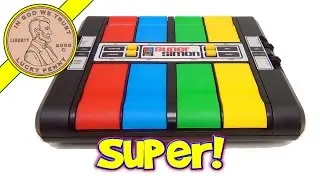 Super Simon Electronic Milton Bradley Game - Multi Player Simon With 5 Game Options!