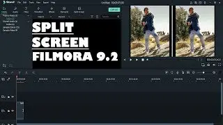 FILMORA 9.2V | SPLIT SCREEN OPTION | RENDERING OPTION | SMOOTH PLAYBACK |