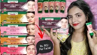 facial at home | Nature's Essence Facial Kits | Nature's essence whitening pearl facial kit review